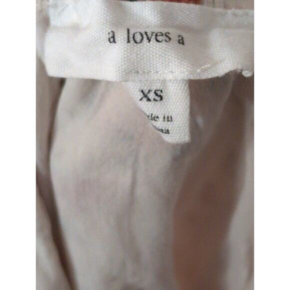 a Loves a cottagecore floral scoop neck balloon sleeve belted dress XS - Picture 7 of 9